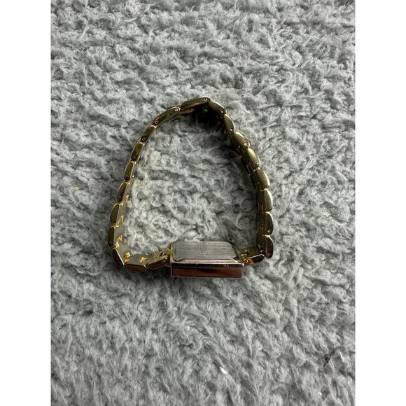 EJ Gold Tone Rhinestone Quartz Women's Wrist Watch Bracelet Band - Picture 7 of 9